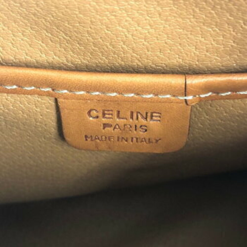 Celine Brown Macadam Border Backpack - Picture 6 of 8